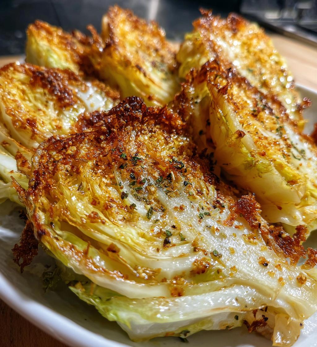 air fryer cabbage wedges crispy delights