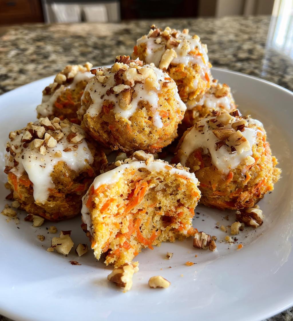 air fryer carrot cake bites