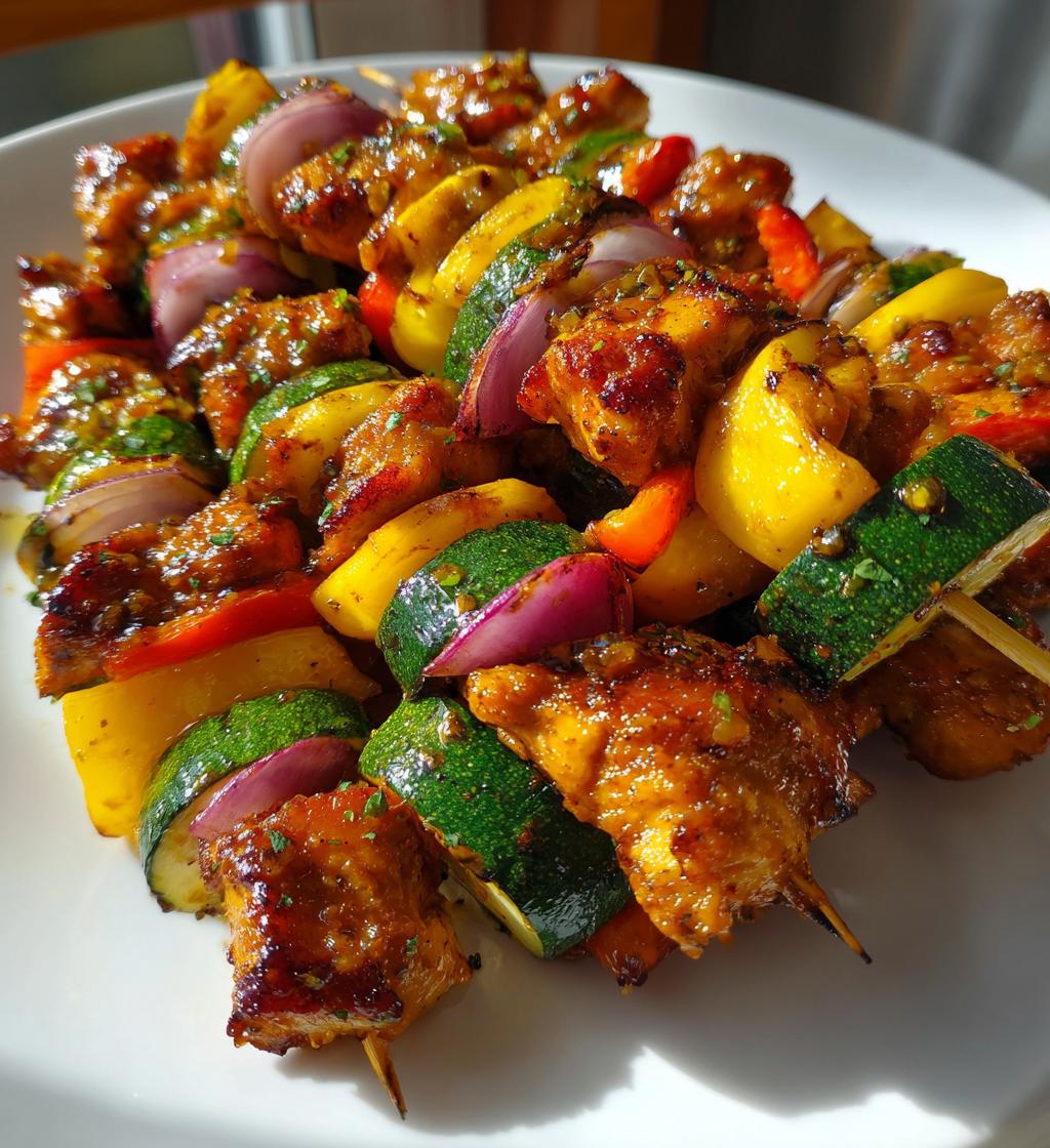 air fryer chicken skewer recipes - detail 1