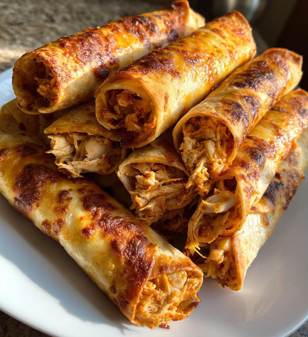air fryer chicken taquitos delicious recipe - detail 1