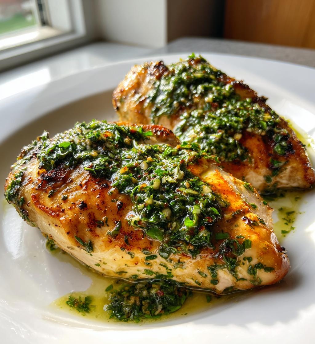 air fryer chimichurri chicken breast recipe