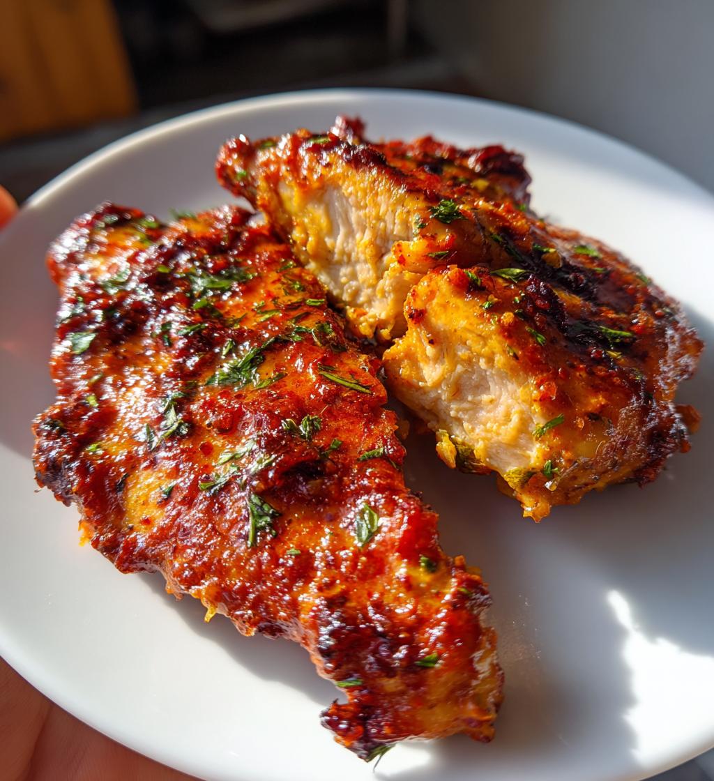 air fryer chipotle chicken fillet recipe - detail 1