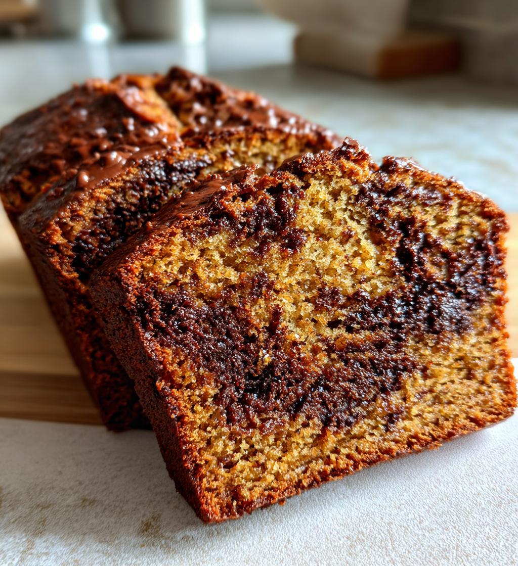 air fryer chocolate banana bread