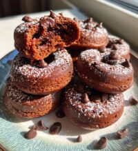 air fryer chocolate donuts recipe