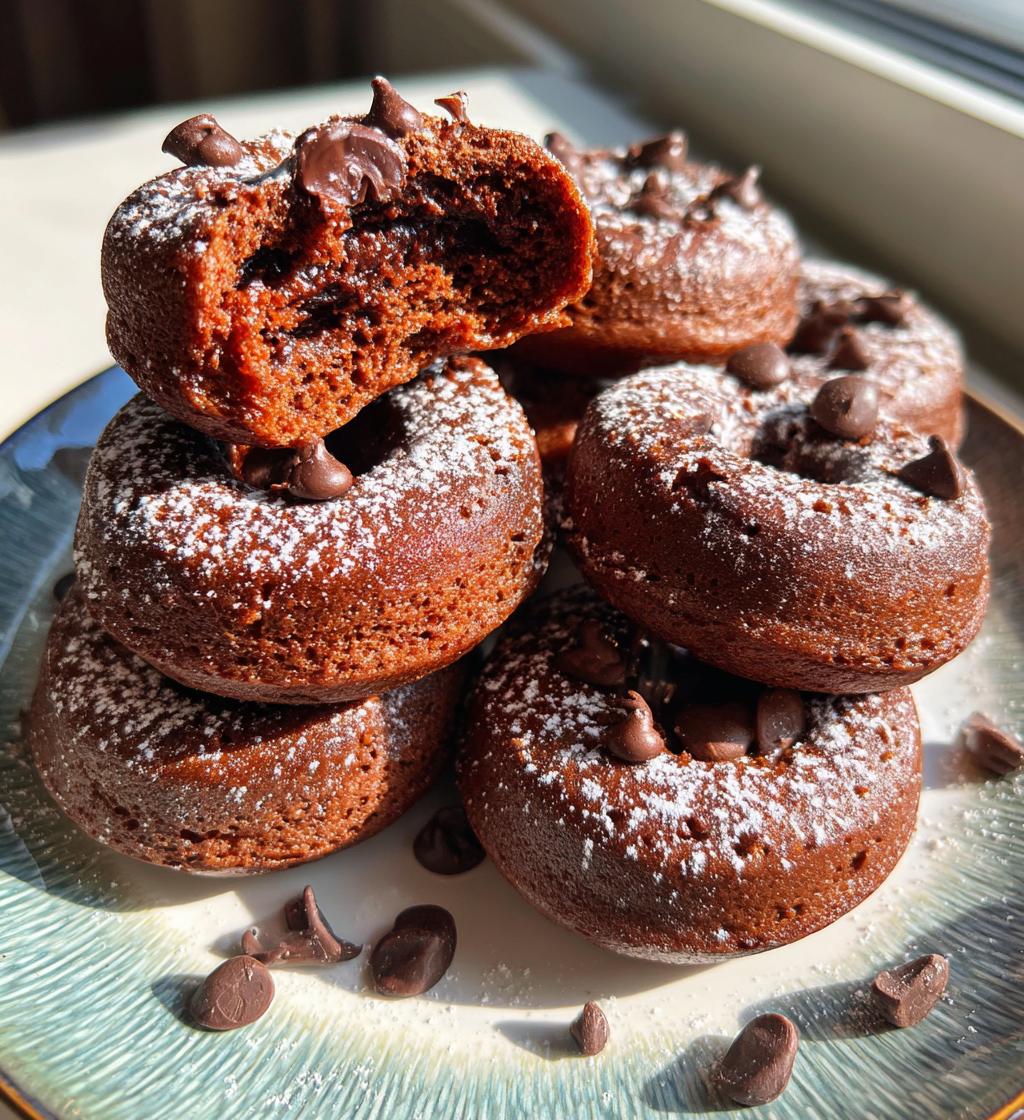 air fryer chocolate donuts recipe