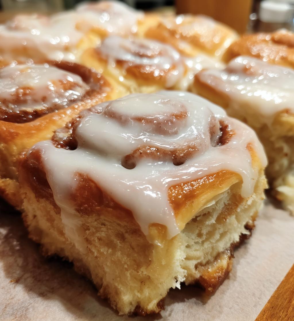 air fryer cinnamon rolls - detail 1