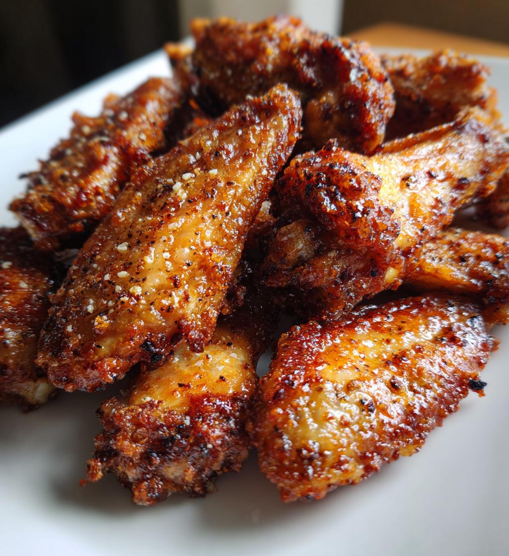 air fryer classic salt pepper wings - detail 1