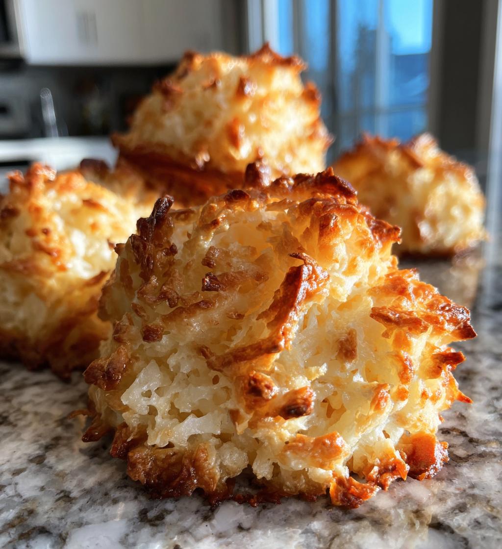 air fryer coconut macaroons chewy bliss recipe - detail 1