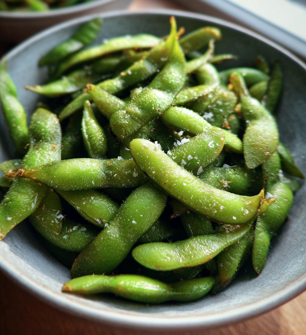 air fryer edamame with sea salt recipe