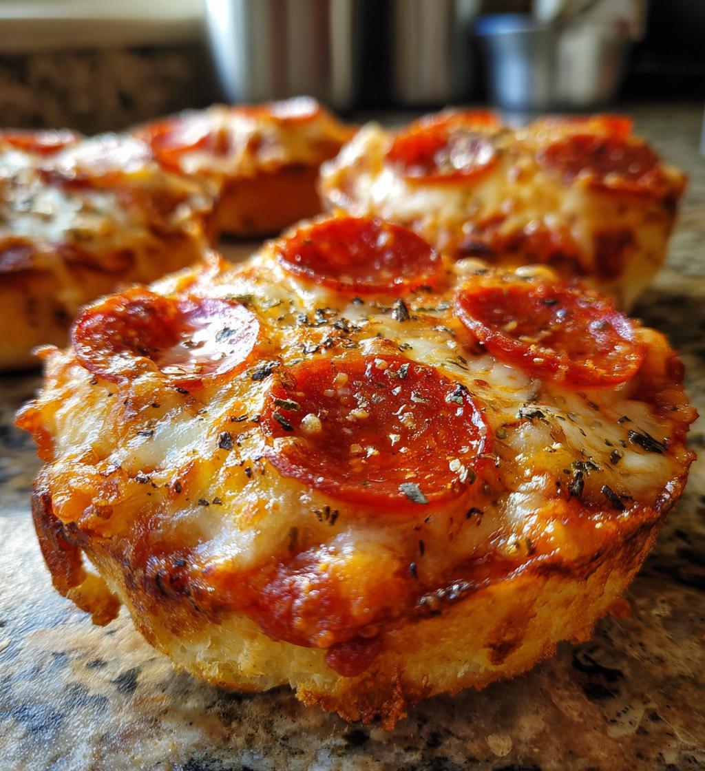 air fryer english muffin pizzas