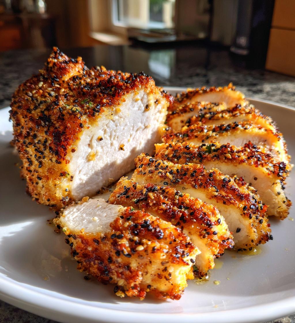 air fryer everything bagel chicken fillet recipe