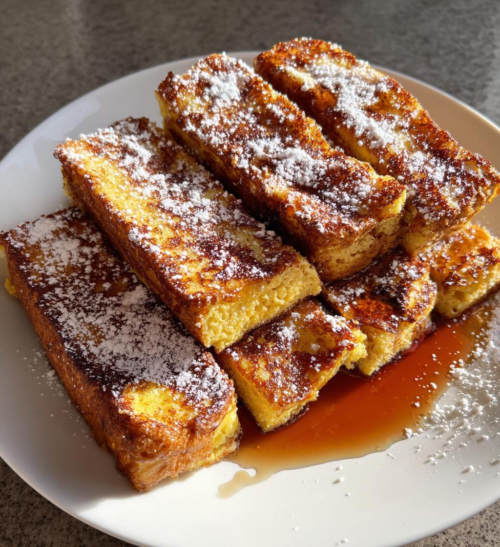 air fryer french toast sticks recipe - detail 1