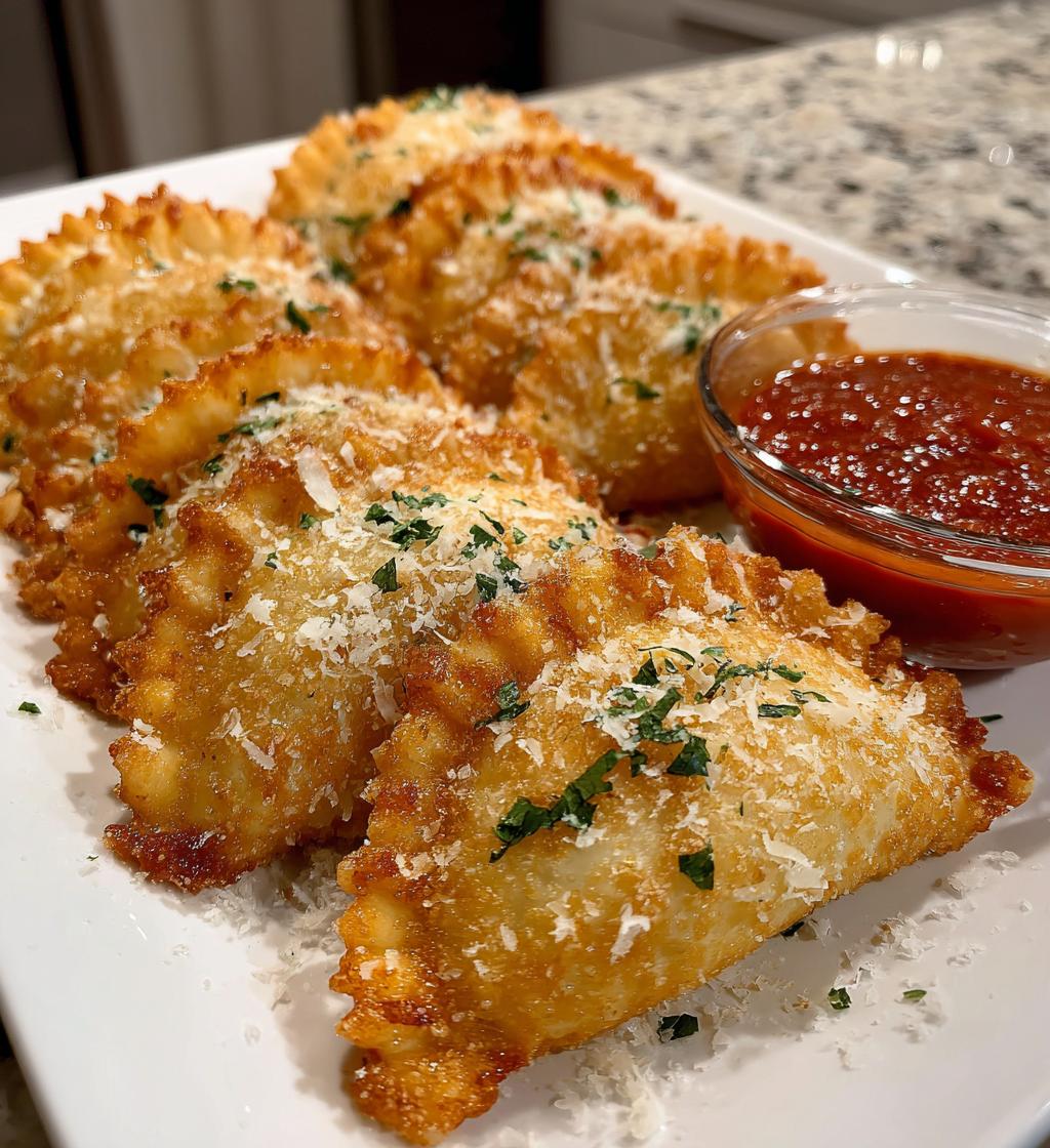 air fryer fried ravioli crispy recipe - detail 1