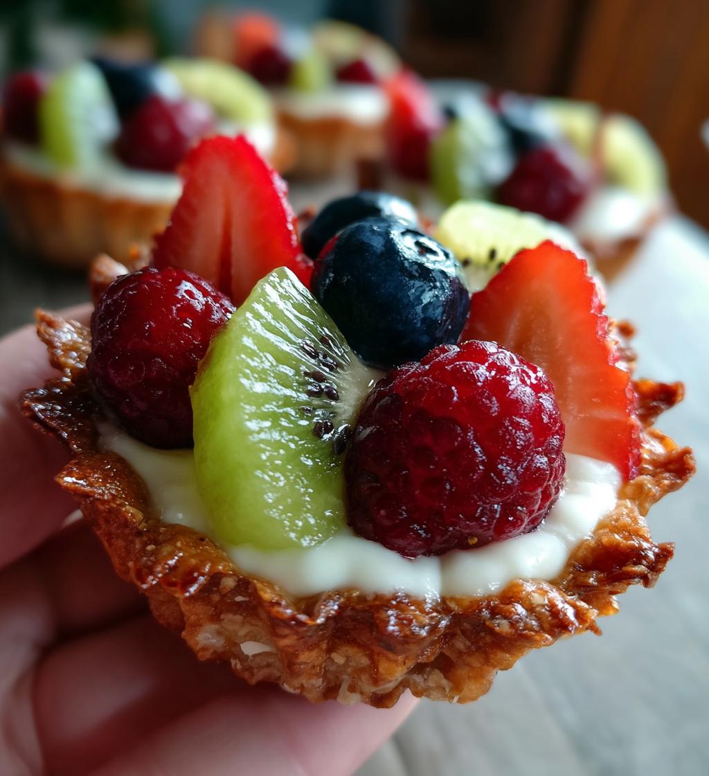 air fryer fruit tartlets