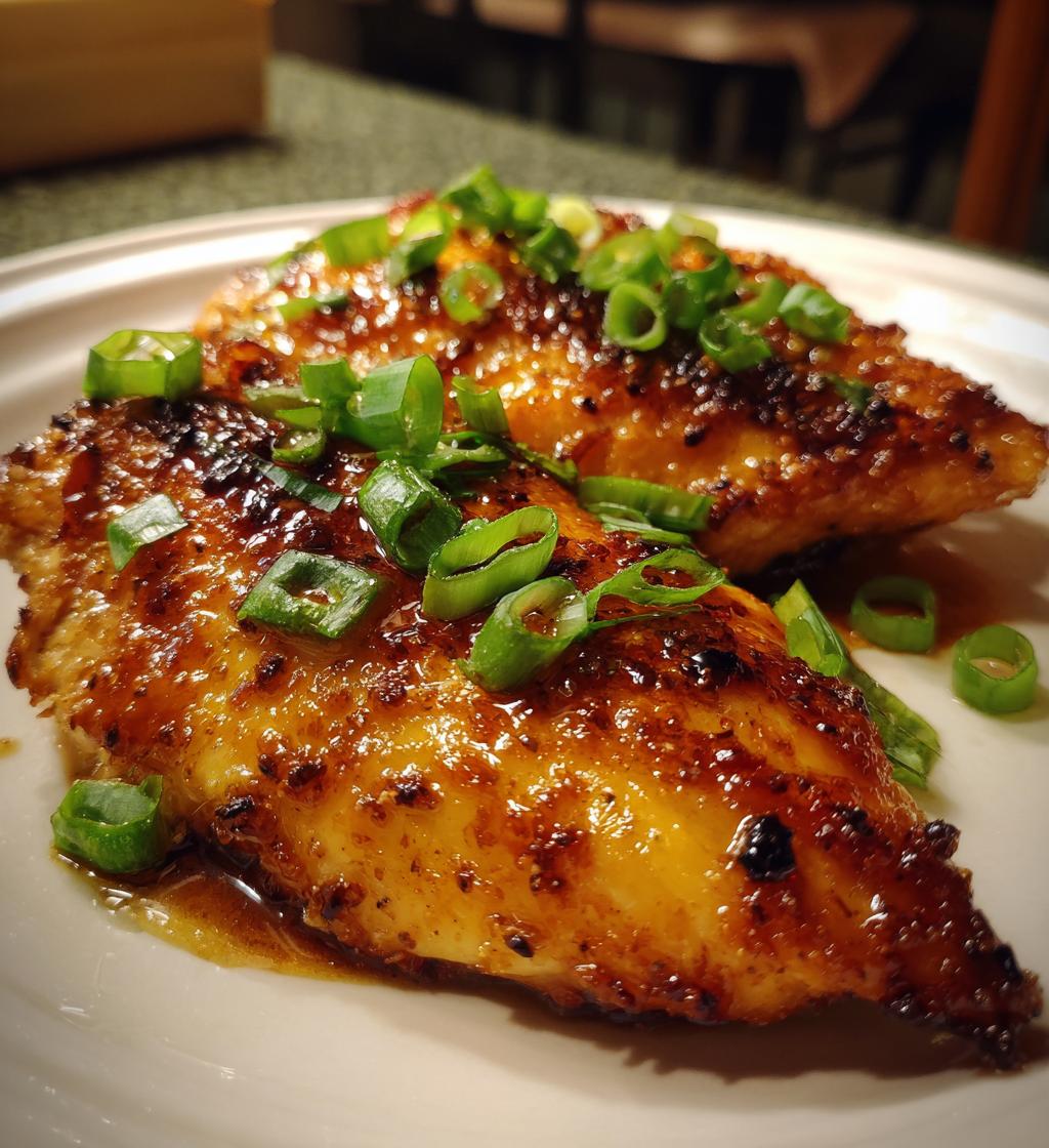 air fryer ginger soy chicken breast recipe - detail 1