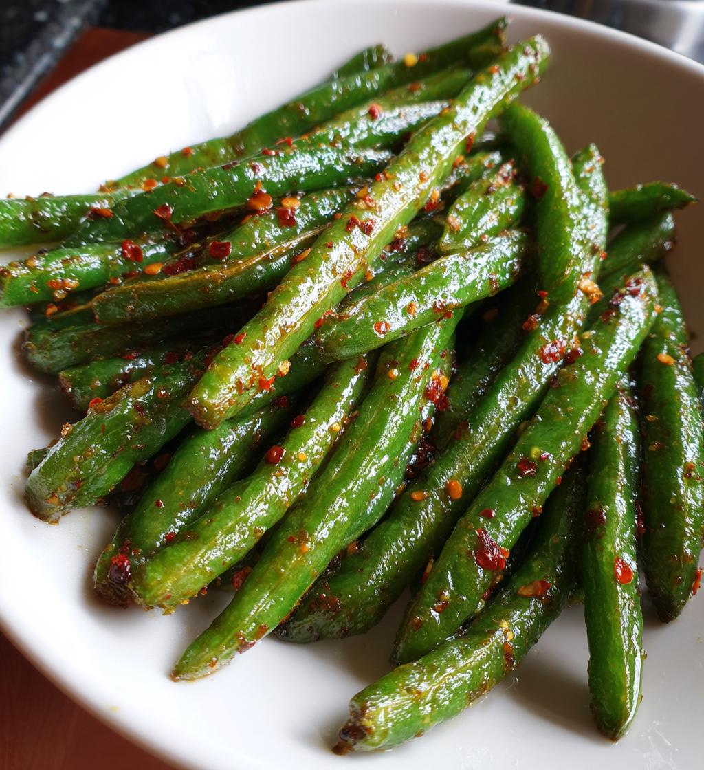 air fryer green beans recipe - detail 1