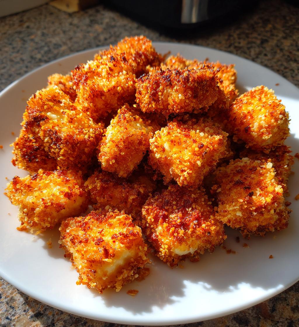 air fryer halloumi cheese bites recipe