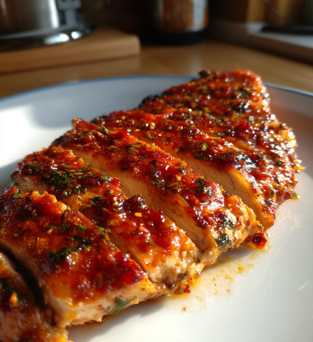 air fryer harissa chicken breast recipe - detail 1