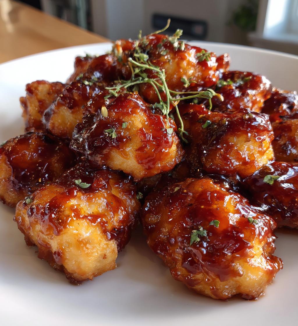 air fryer honey bbq chicken bites