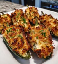 air fryer jalapeno poppers vegetarian recipe