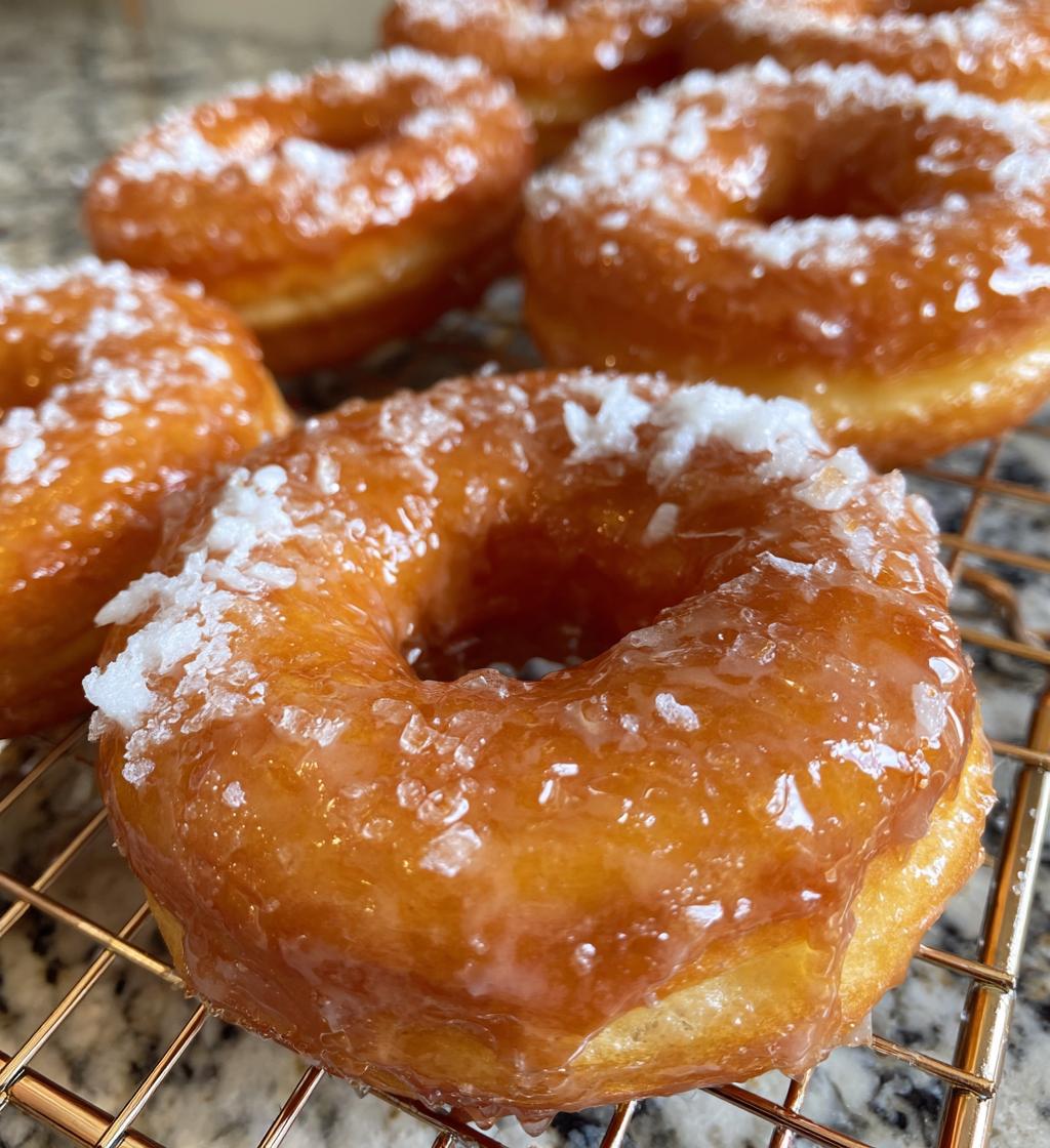 air fryer maple glazed donuts