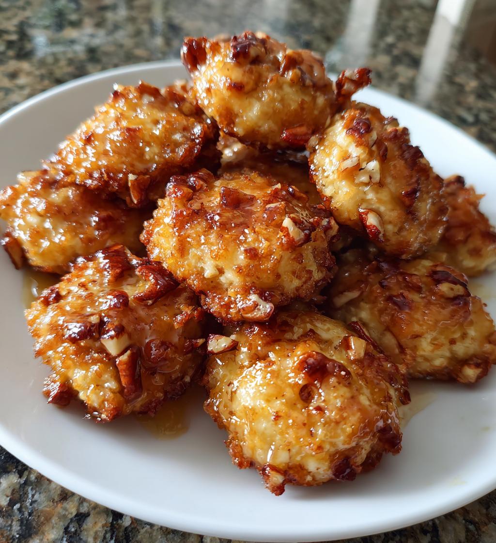 air fryer maple pecan bites recipe - detail 1