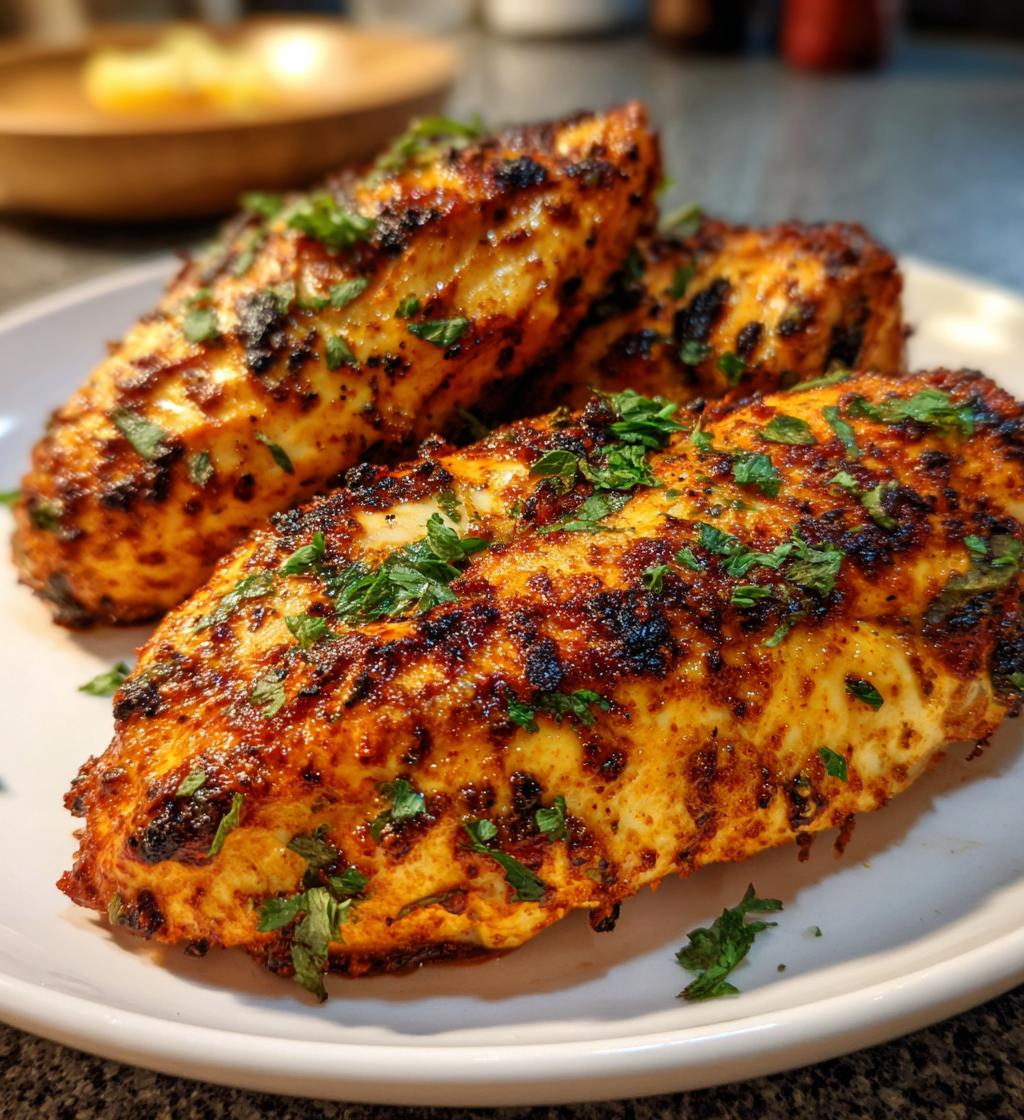 air fryer meal prep chicken fillet - detail 1