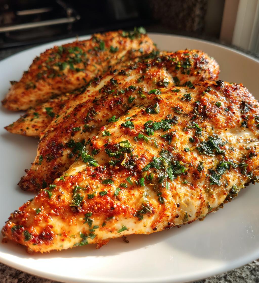 air fryer mediterranean chicken breast - detail 1