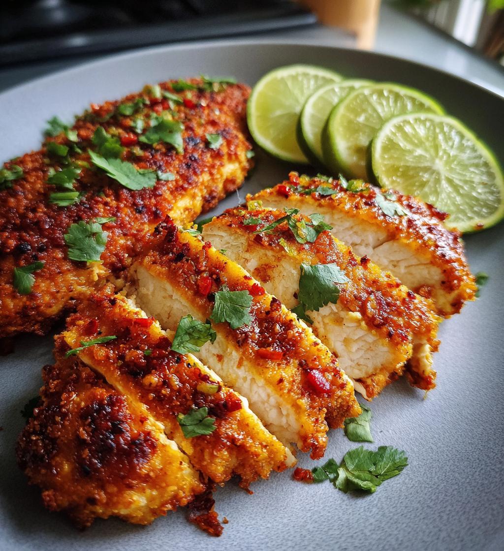air fryer mexican spiced chicken breast recipe - detail 1