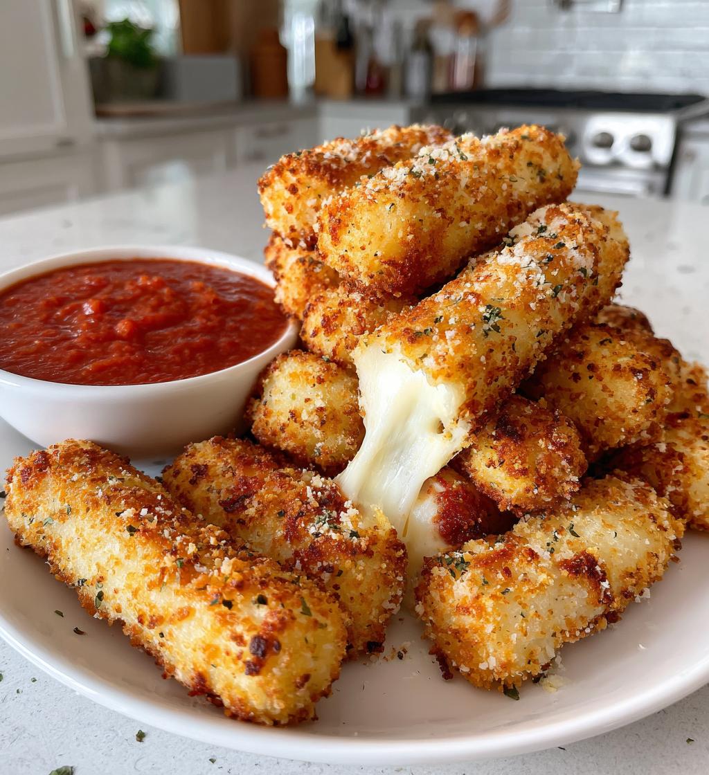 air fryer mozzarella sticks almond flour crust - detail 1