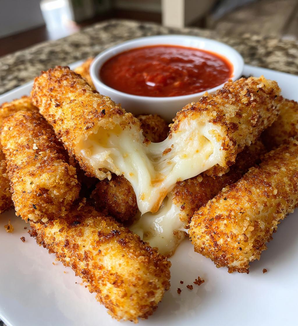 air fryer mozzarella sticks recipe - detail 1
