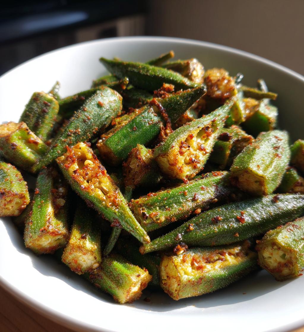 air fryer okra no breading recipe - detail 1
