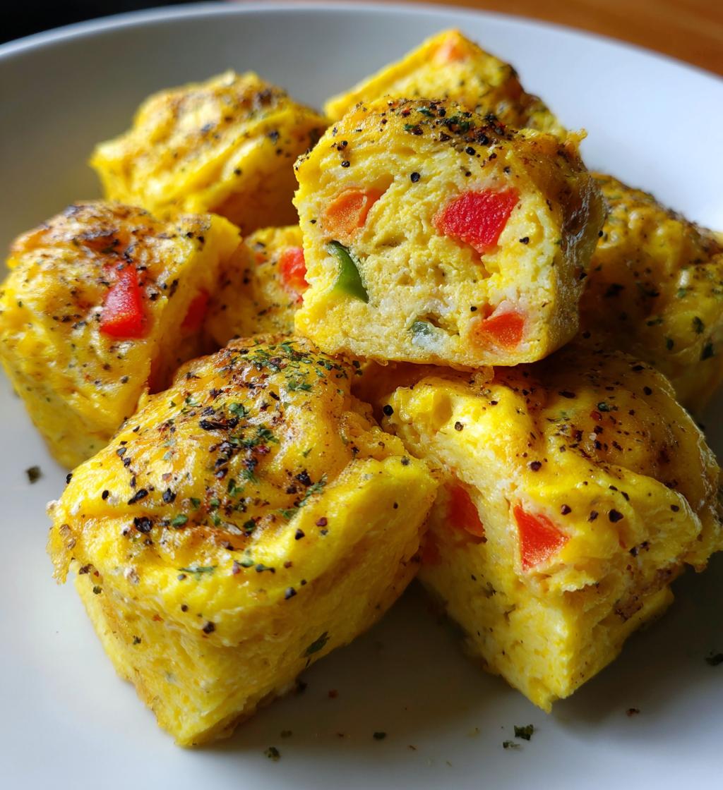 air fryer omelette bites delicious breakfast recipe - detail 1