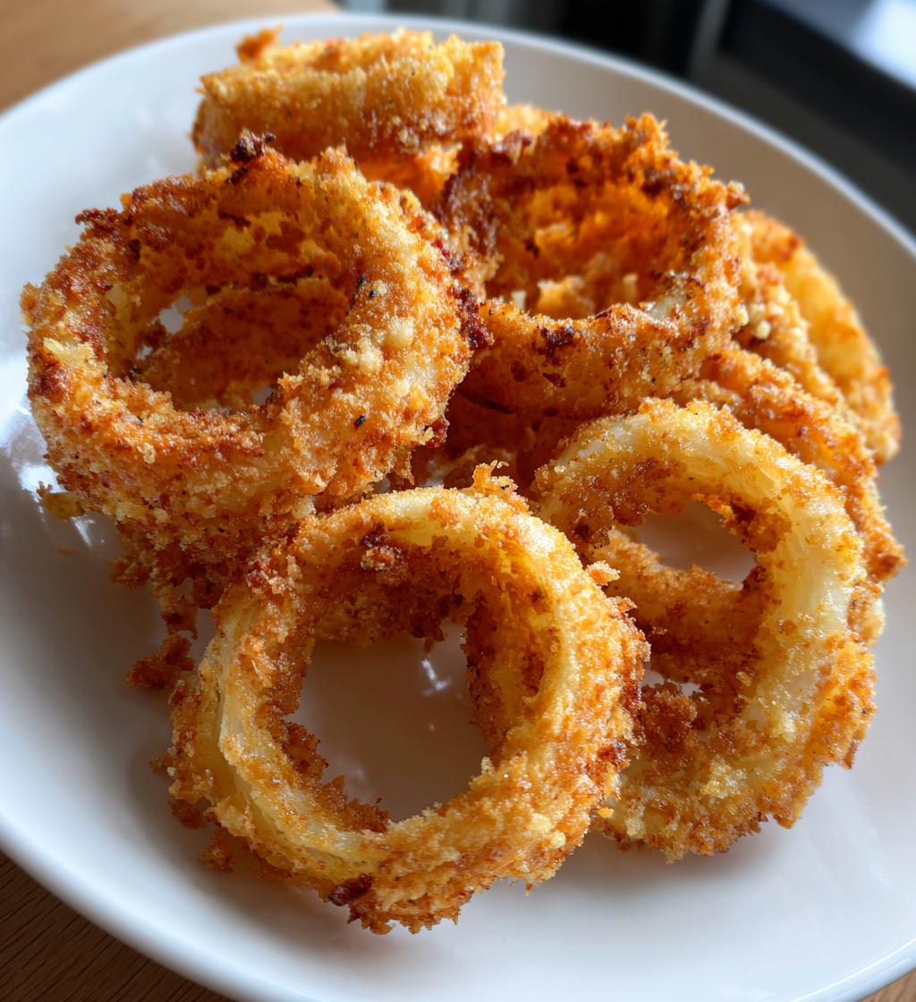 air fryer onion rings keto version