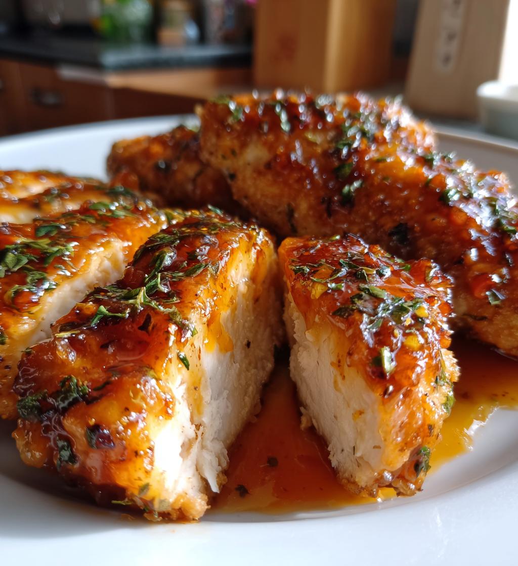 air fryer orange glazed chicken fillet recipe