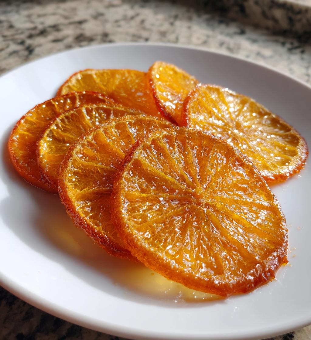 air fryer orange slices candied delight - detail 1