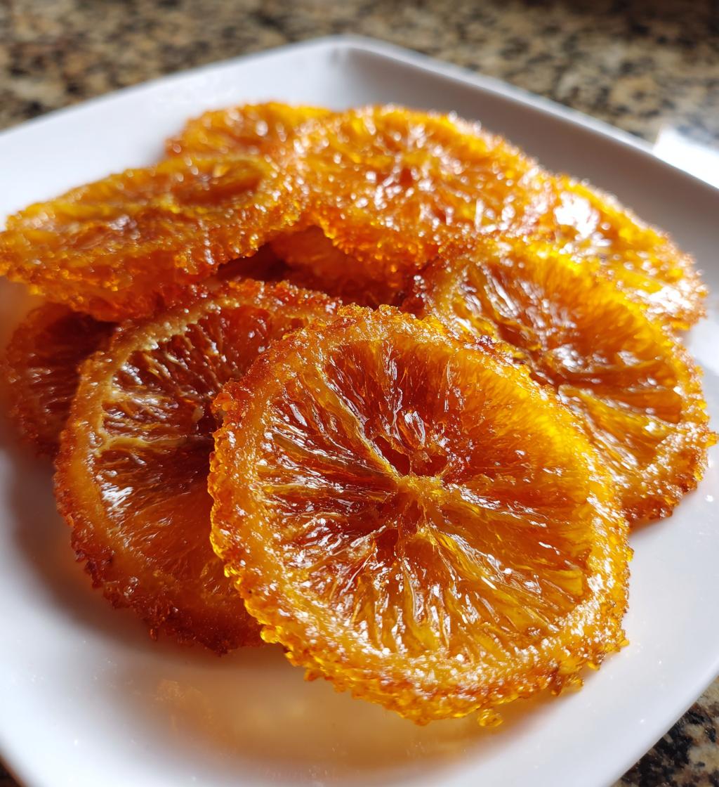 air fryer orange slices candied delight