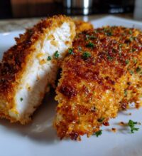 air fryer parmesan crusted chicken fillet