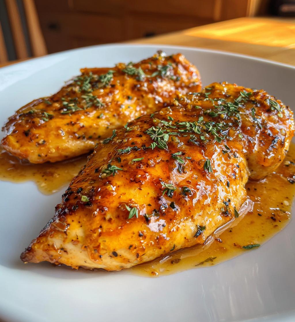 air fryer peach glazed chicken breast recipe