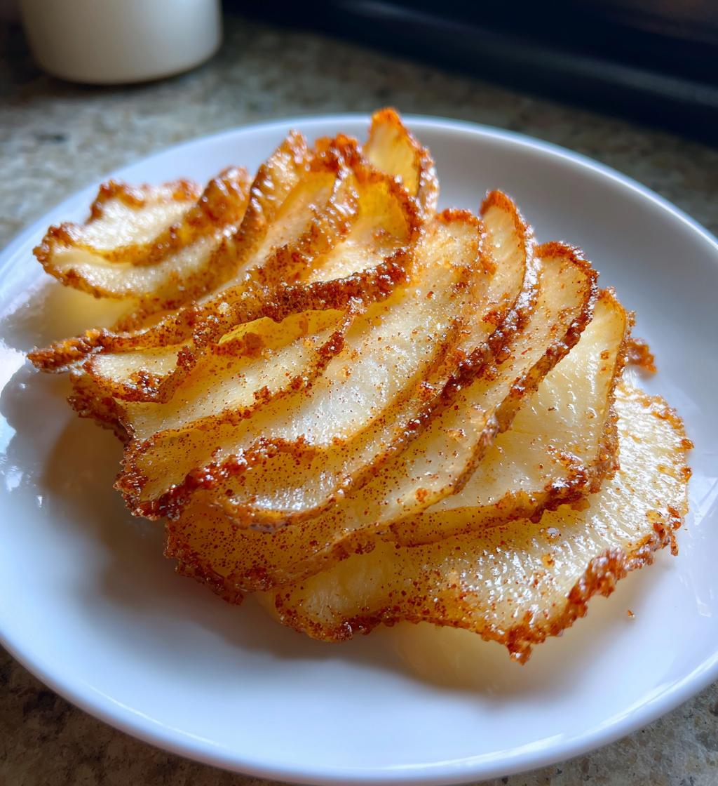 air fryer pear chips crispy perfection recipe