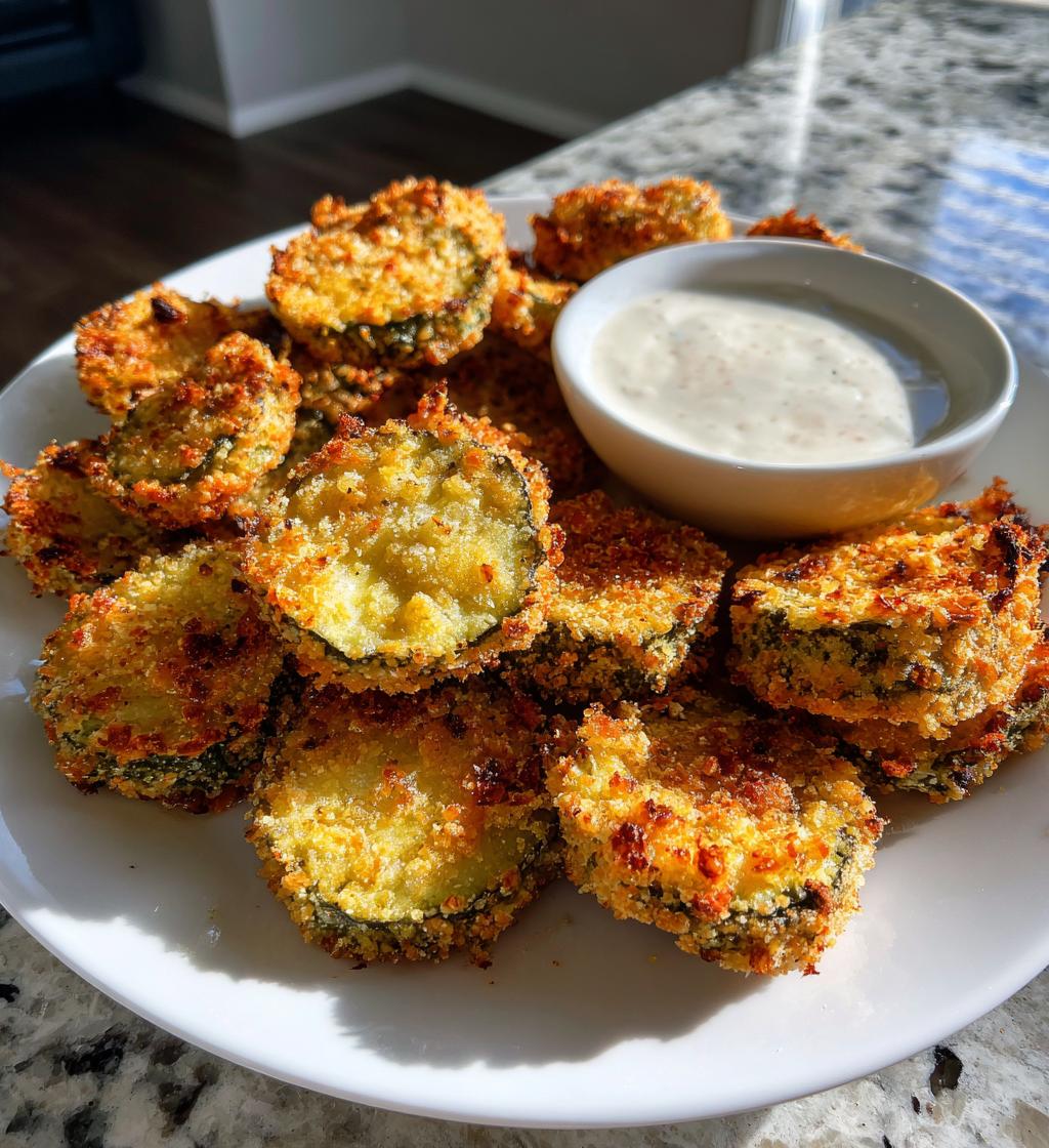 air fryer pickles almond flour crust