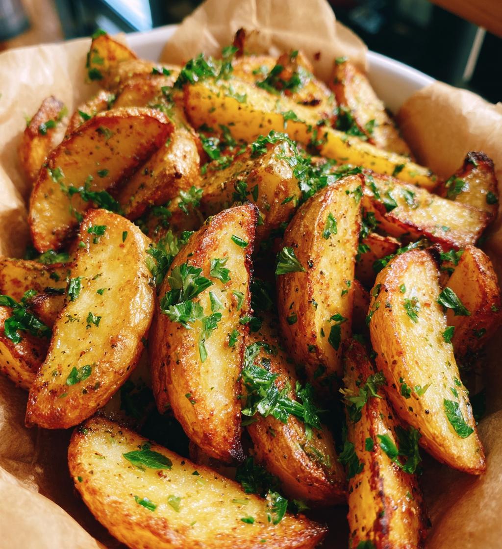 air fryer potato wedges crispy delights recipe - detail 1