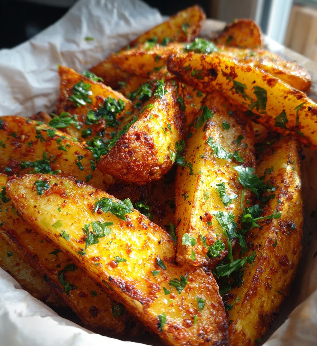 air fryer potato wedges crispy delights recipe