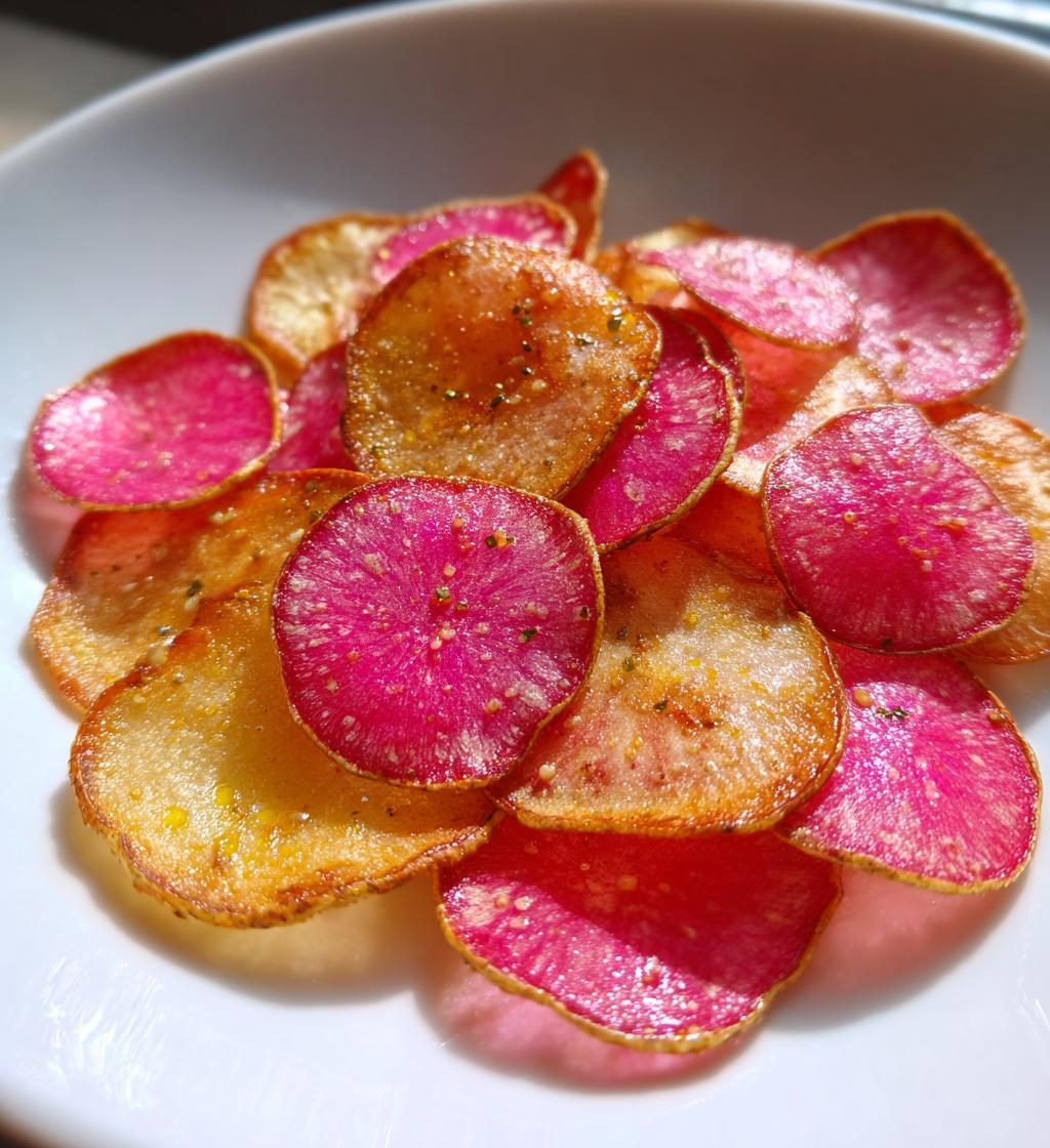 air fryer radish chips healthy crunchy delights