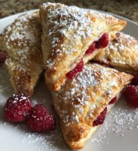 air fryer raspberry turnovers delicious dessert recipe
