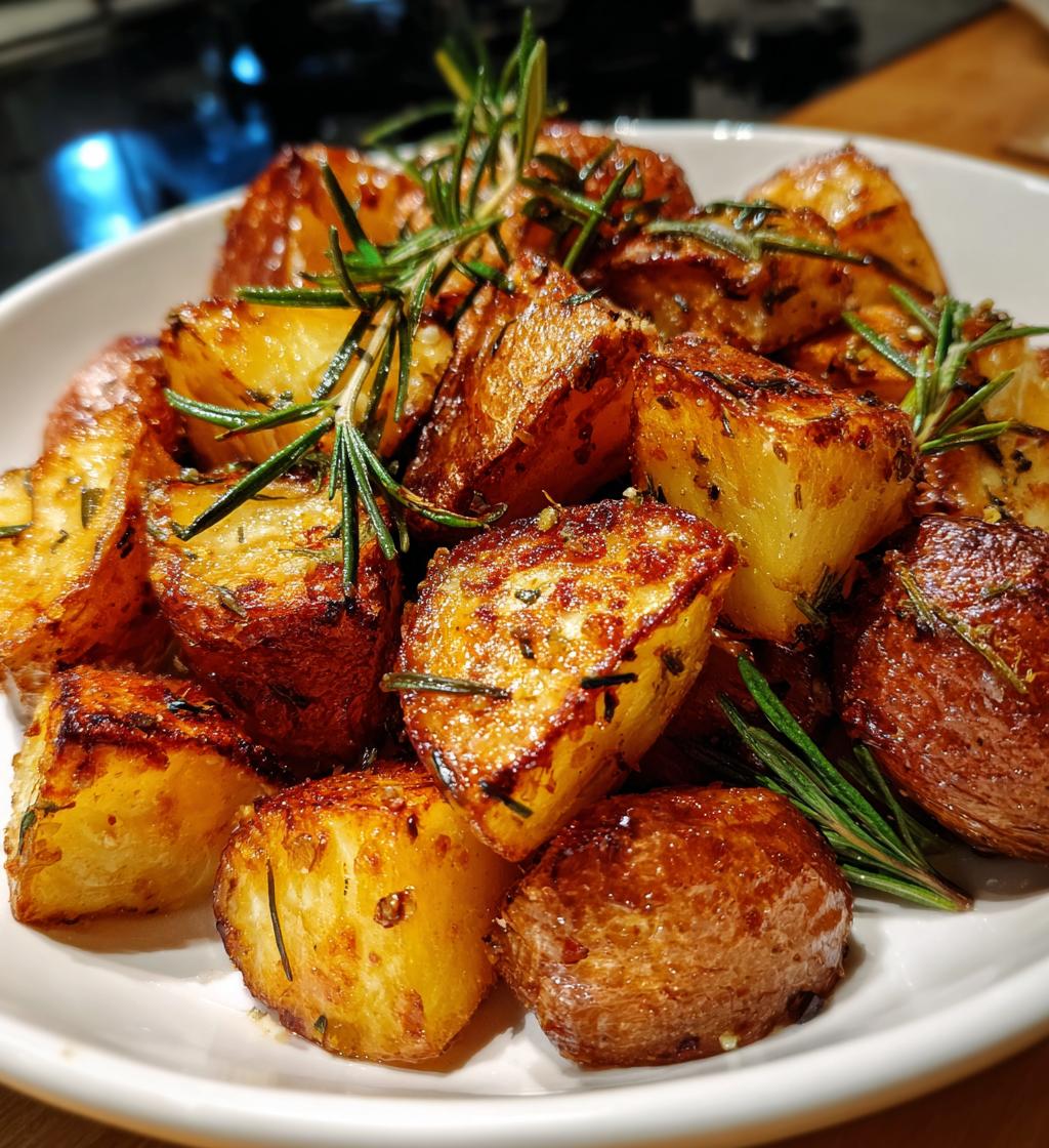 air fryer red potatoes with rosemary recipe - detail 1