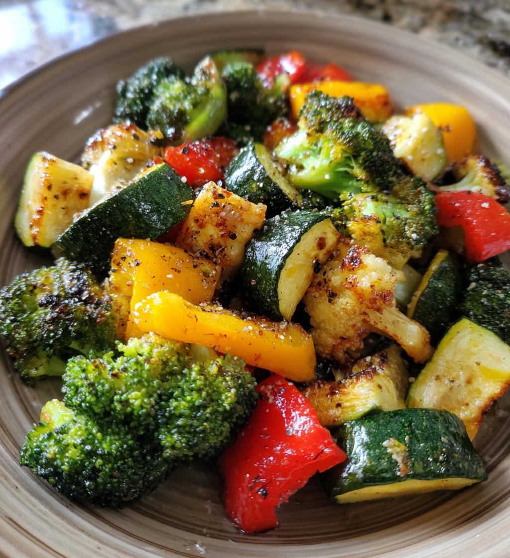air fryer roasted vegetables recipe