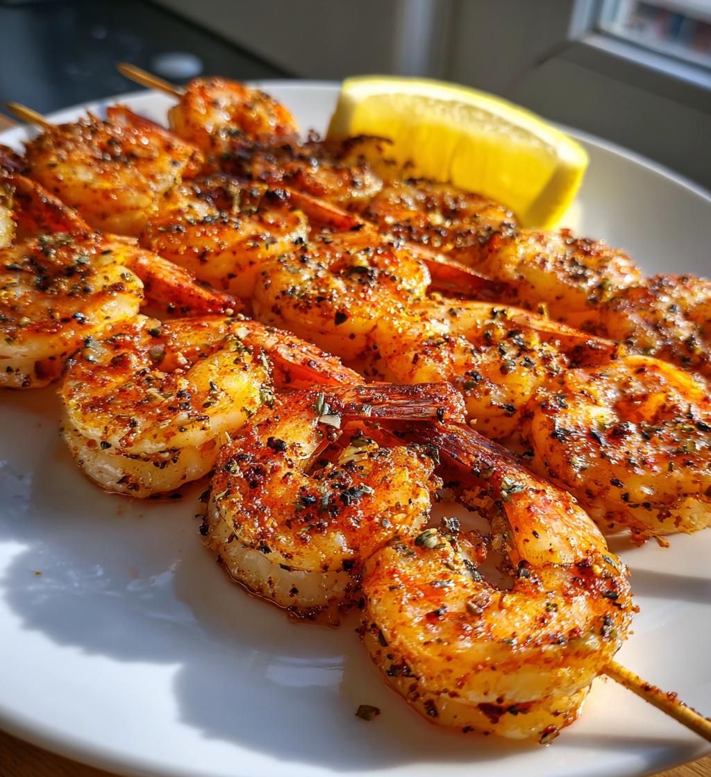 air fryer shrimp skewers fit flavors to savor - detail 1