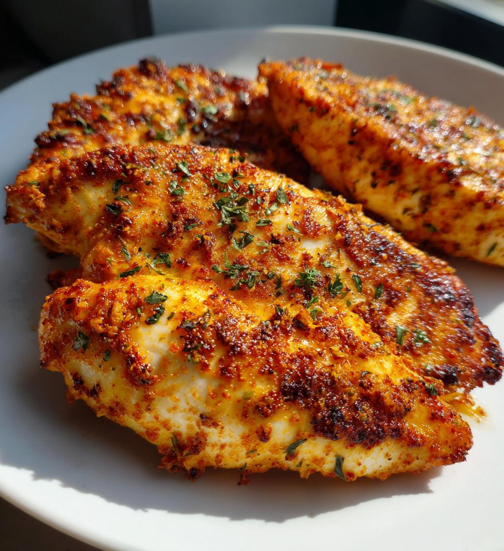 air fryer smoky paprika chicken fillet recipe - detail 1