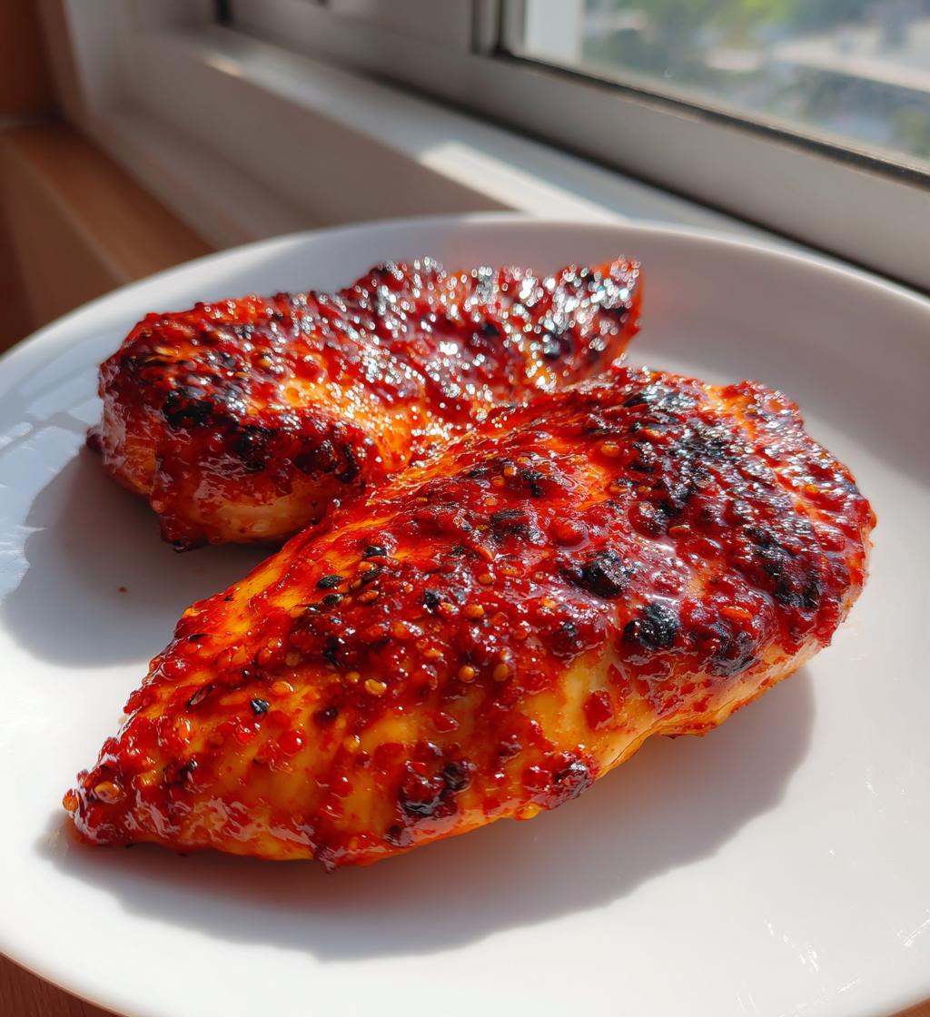 air fryer spicy sriracha chicken breast recipe